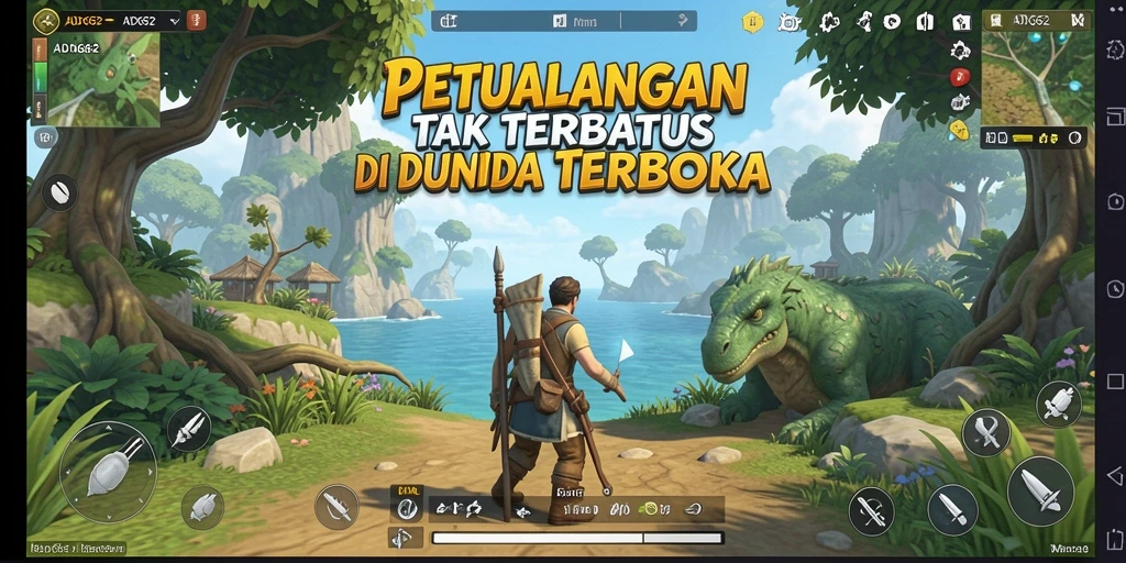 Tampilan gameplay Open World yang mengesankan dan detail tinggi.