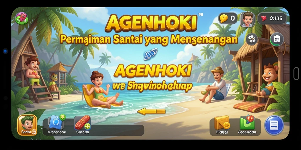 Tampilan gameplay AGENHOKI yang seru dan menarik.