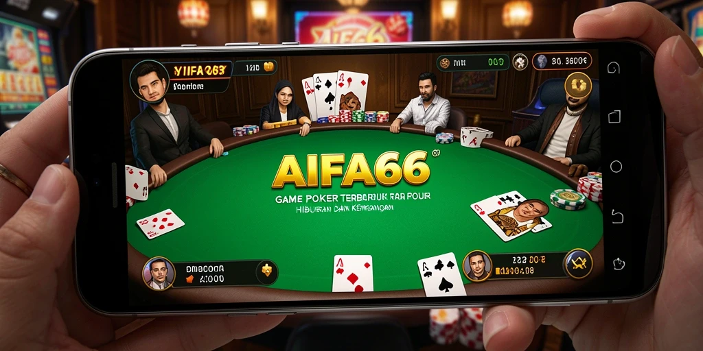 Tampilan gameplay Poker yang memikat dan mendebarkan.