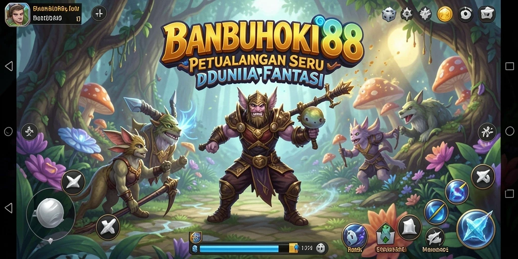 Tampilan gameplay seru di BANBUHOKI88 dengan grafis yang memukau.