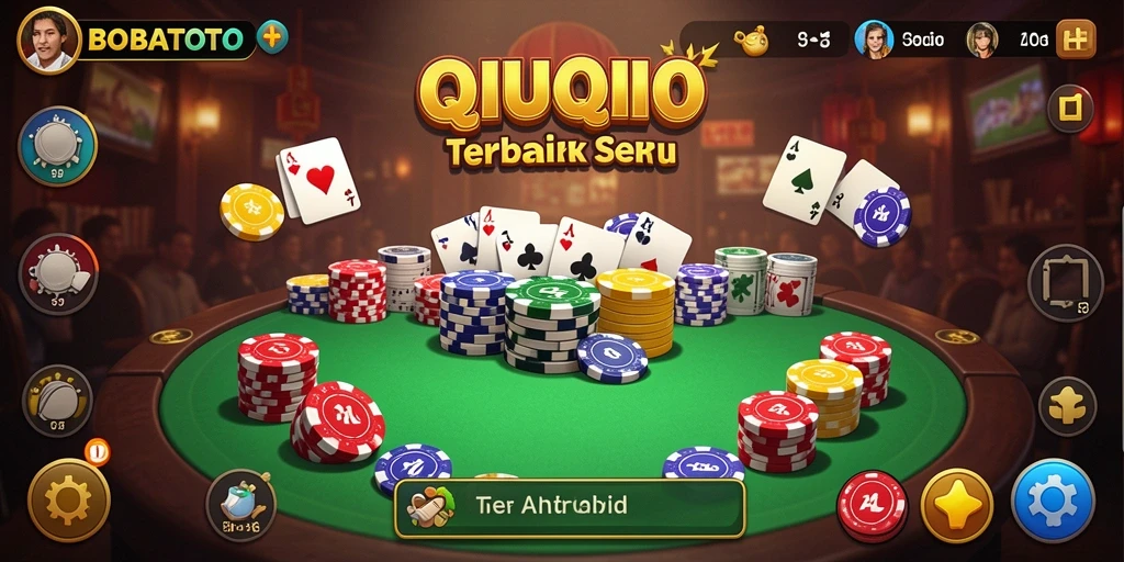 Gameplay seru BOBATOTO dalam pertandingan QiuQiu.