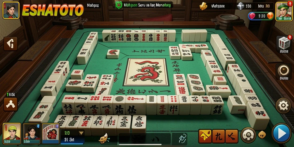 Tampilan gameplay ESHATOTO yang seru dan memikat.