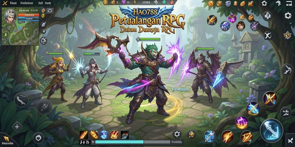 Tampilan gameplay HAO788 dengan petualangan seru dalam dunia RPG.