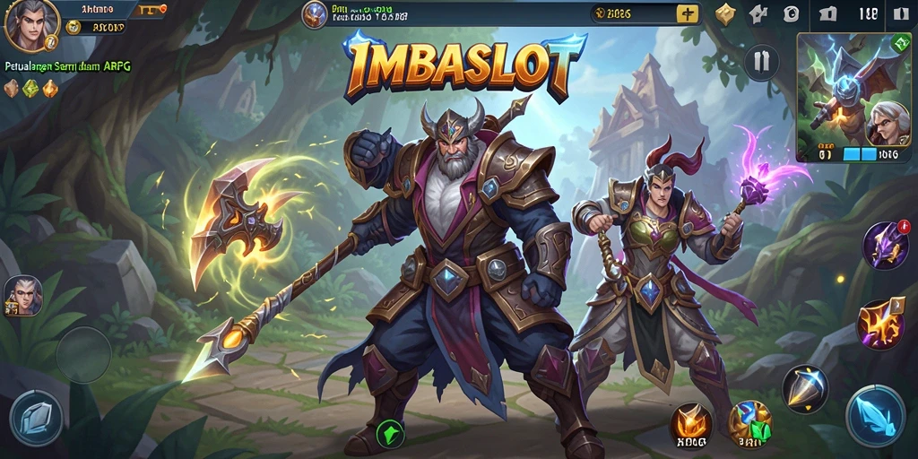 Tampilan seru dari gameplay IMBASLOT yang mengasyikkan.