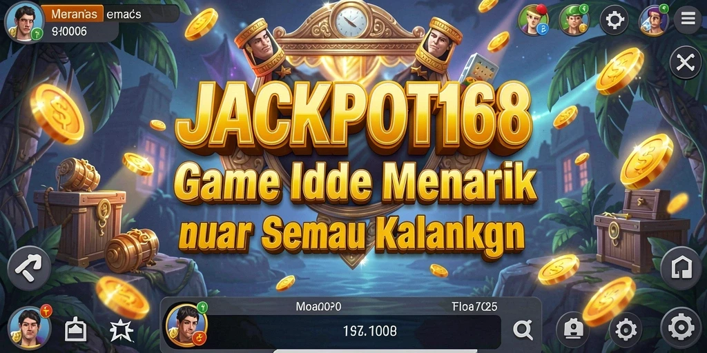 Screenshot utama JACKPOT168 menampilkan gameplay Idle yang seru.