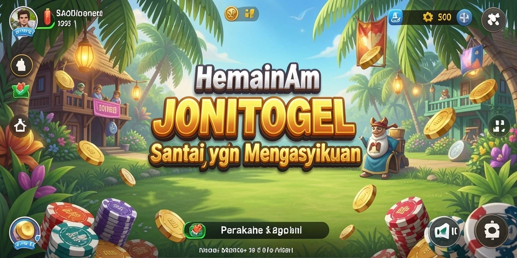 Tampilan utama JONITOGEL yang seru dan menarik.