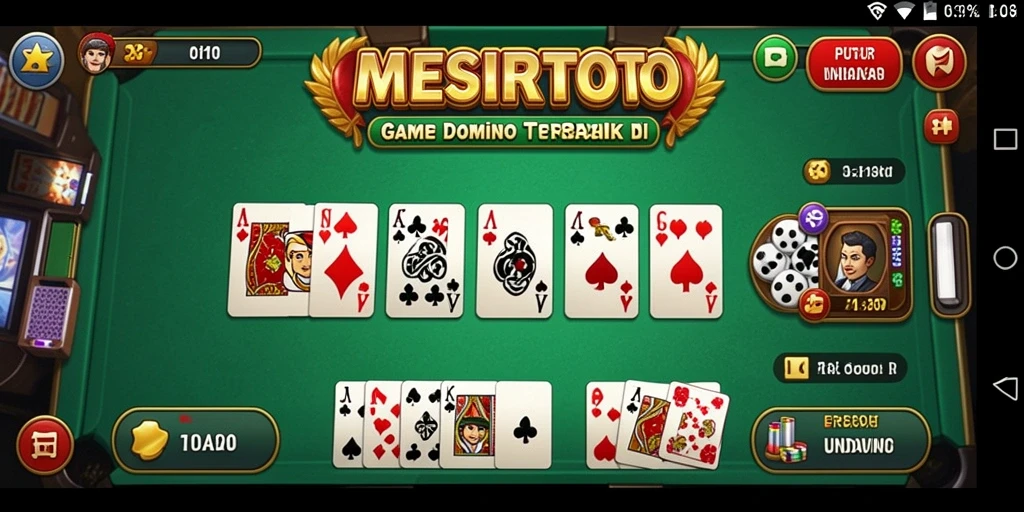 Tampilan menarik dari gameplay MESIRTOTO yang menegangkan.