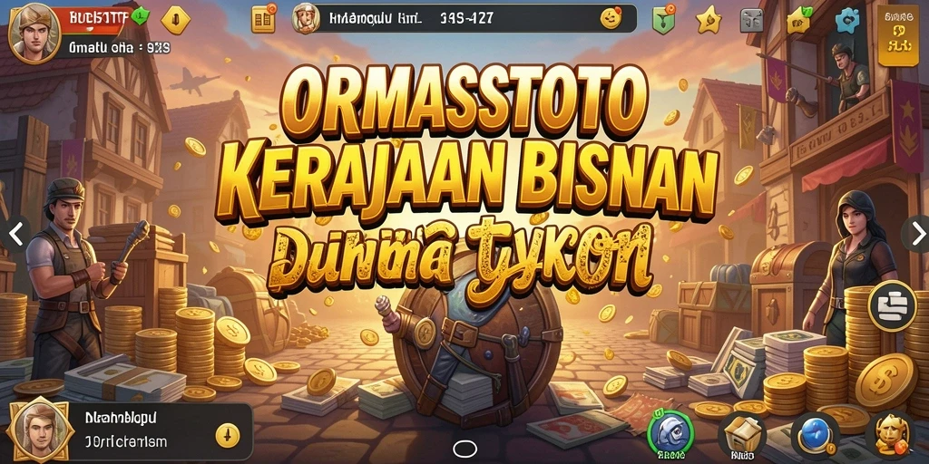 Tampilan gameplay seru di ORMASSTOTO dengan pengelolaan bisnis yang menarik.