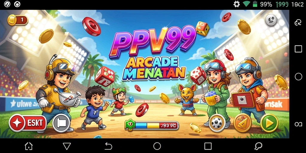 Screenshot gameplay PPV99 menampilkan aksi seru dalam permainan Arcade.