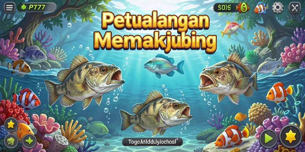 Tampilan menarik dari gameplay PT777 saat memancing ikan.
