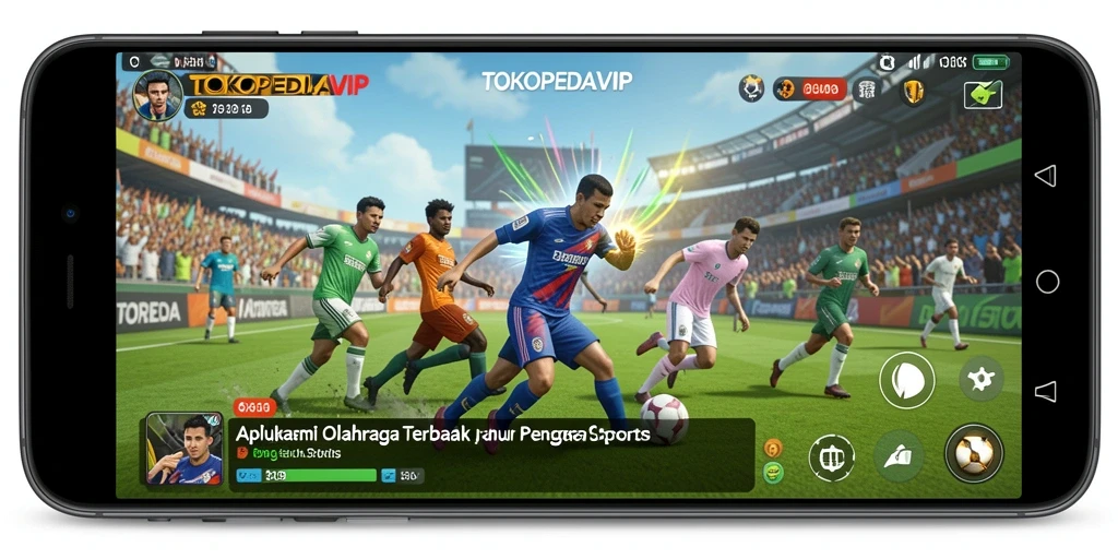 Tampilan gameplay seru dan interaktif dalam TOKOPEDIAVIP.