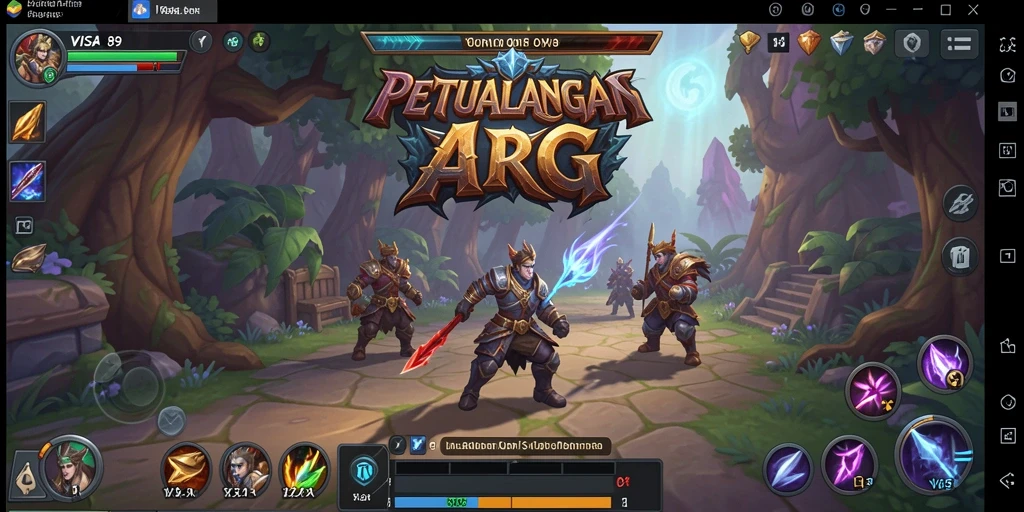 Tampilan gameplay <strong>VISA89</strong> yang mendebarkan dalam petualangan ARPG.